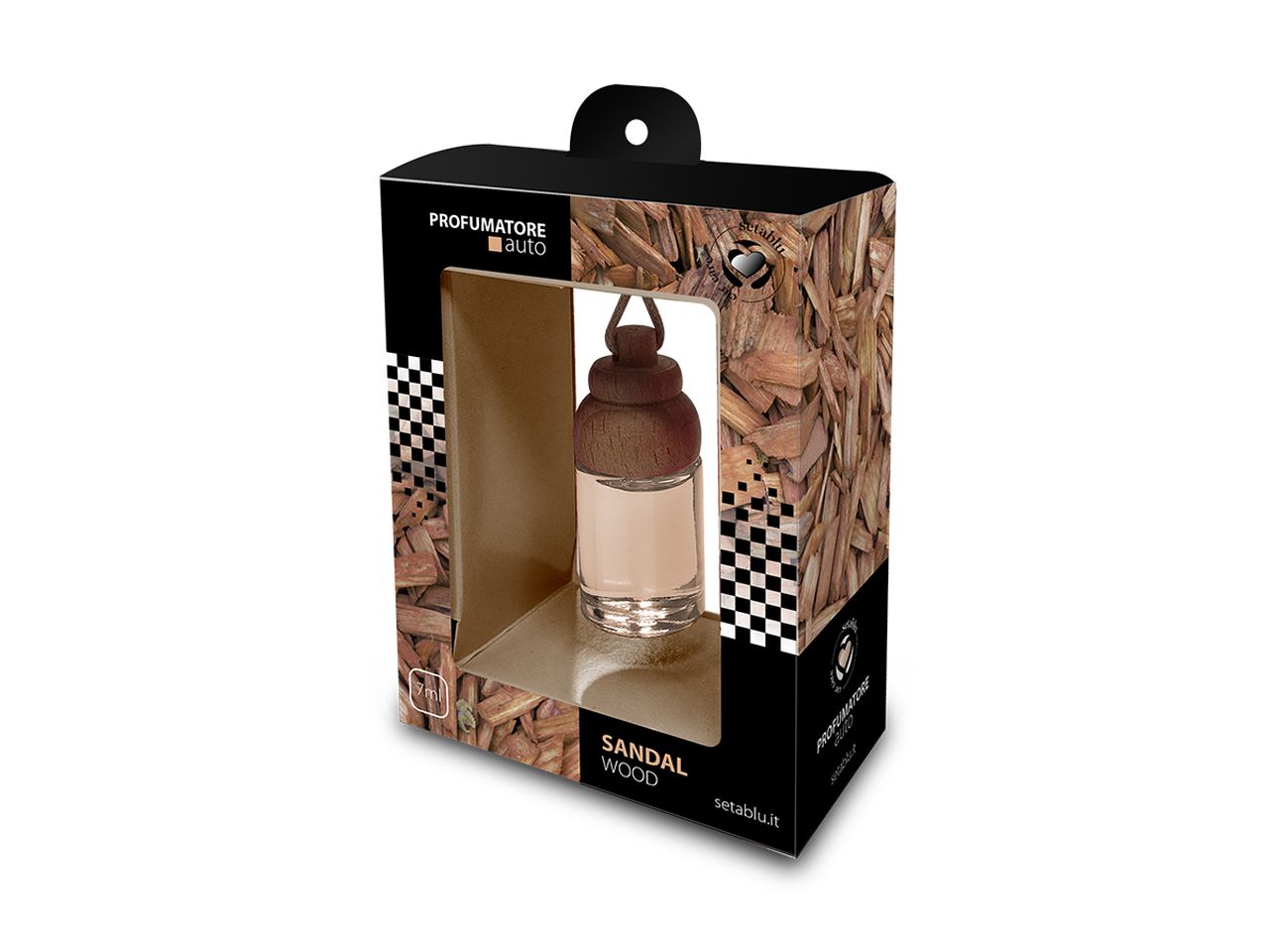Profumatore auto 7ml sandalwood & honey