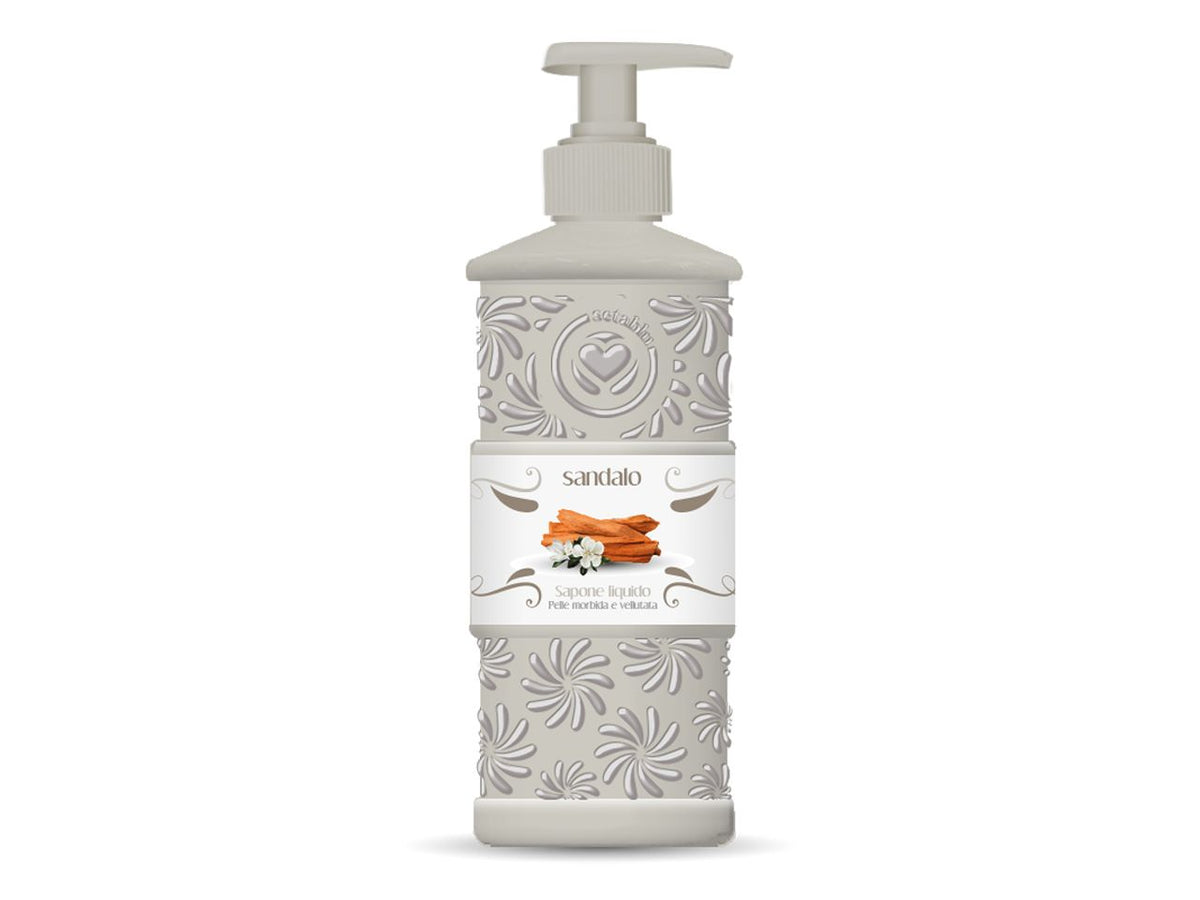 Dispenser sapone liquido mani 500ml sandalo