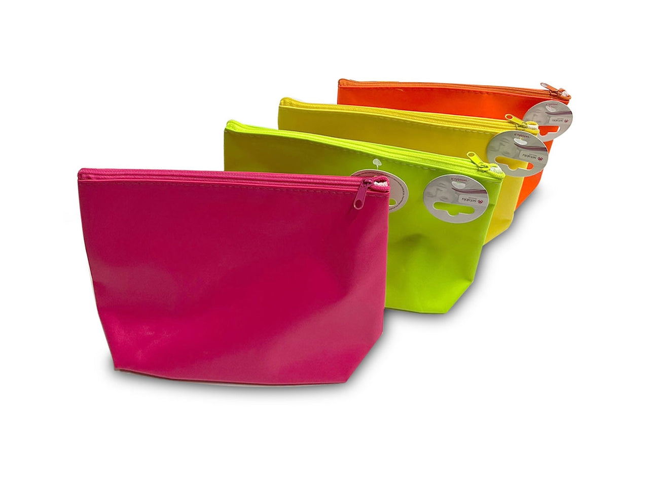 Borsello satin fluo donna pvc e poliestere colori assortiti 21x14 cm - Setablu