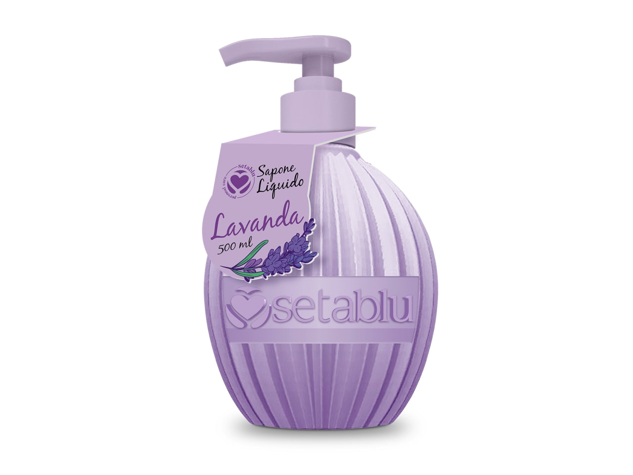 Sapone liquido rotondo 500ml - lavanda