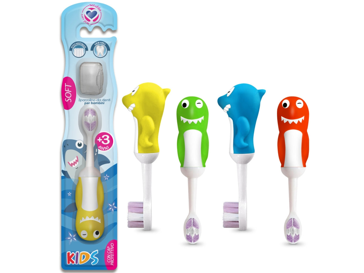 Spazzolino denti baby squalo