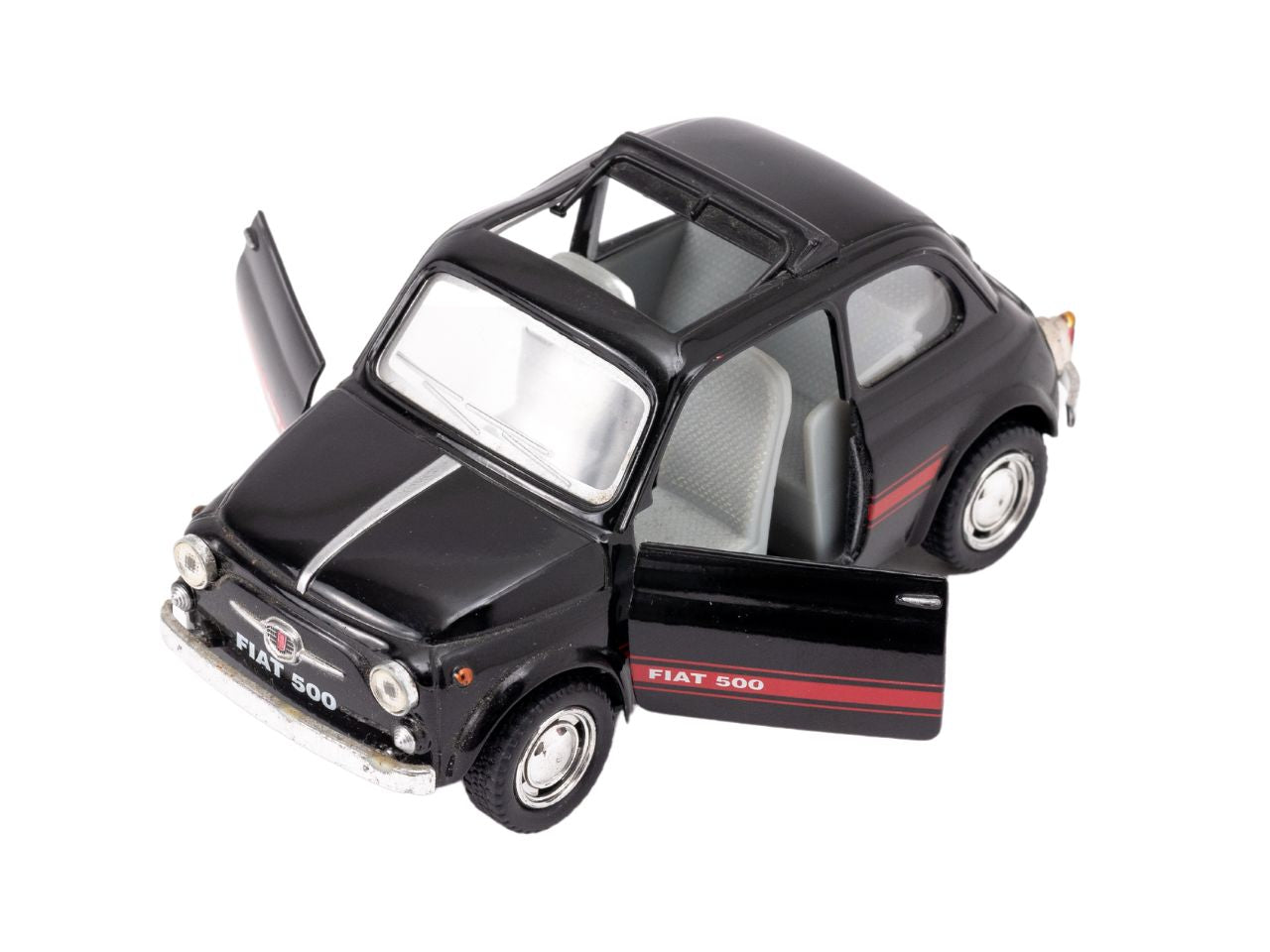 Auto fiat 500 die-cast retro carica