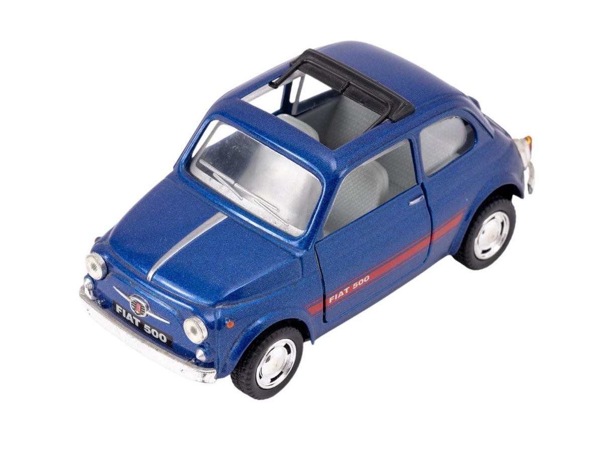 Auto fiat 500 die-cast retro carica