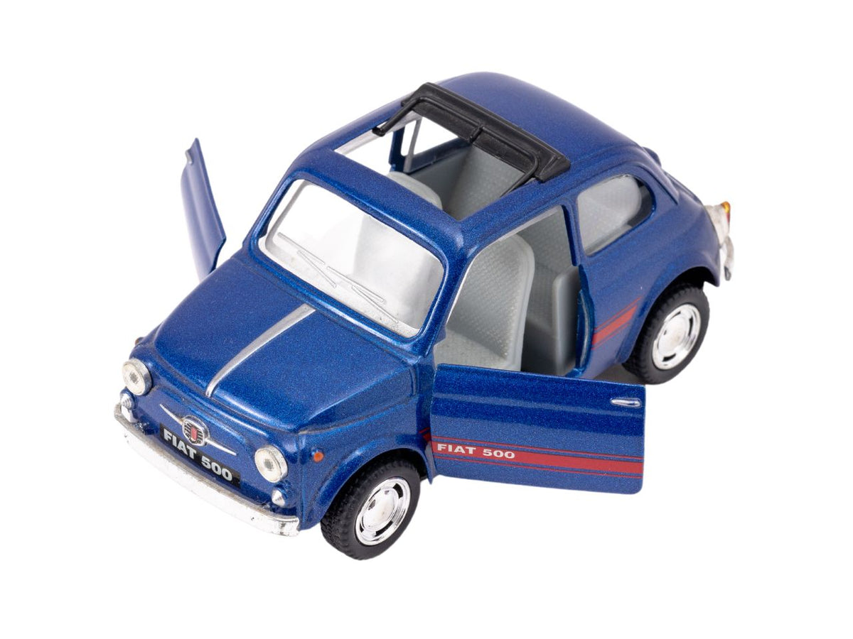 Auto fiat 500 die-cast retro carica