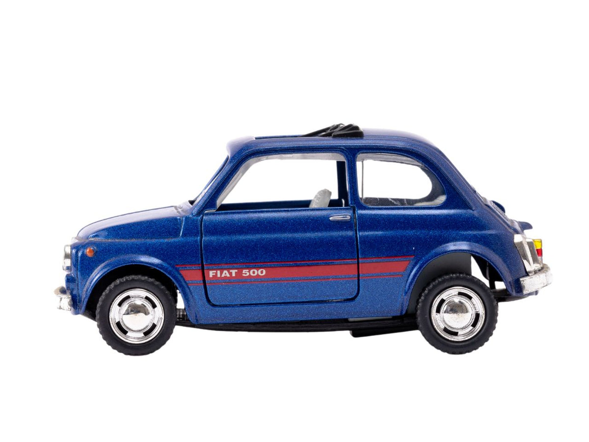 Auto fiat 500 die-cast retro carica