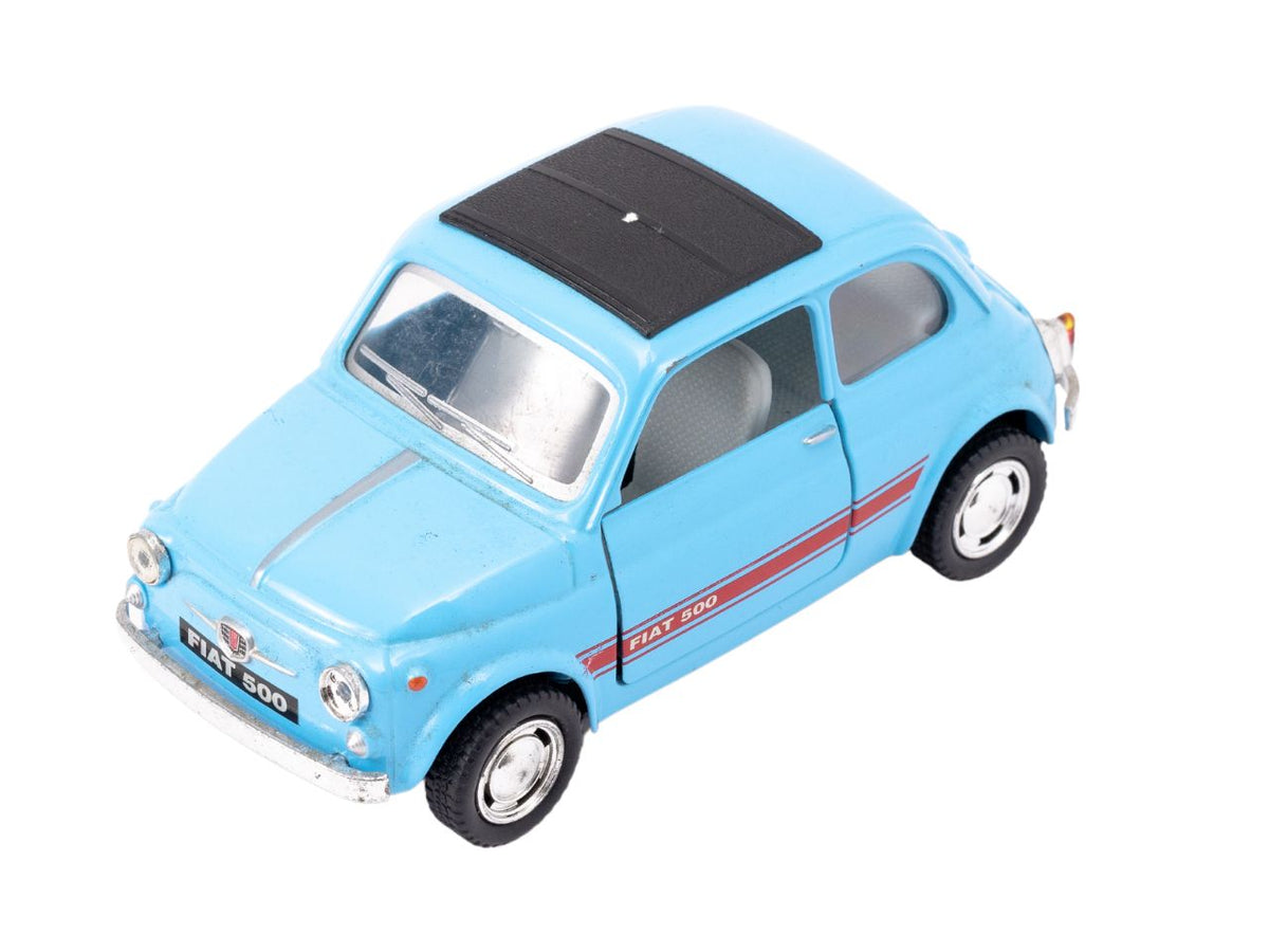 Auto fiat 500 die-cast retro carica