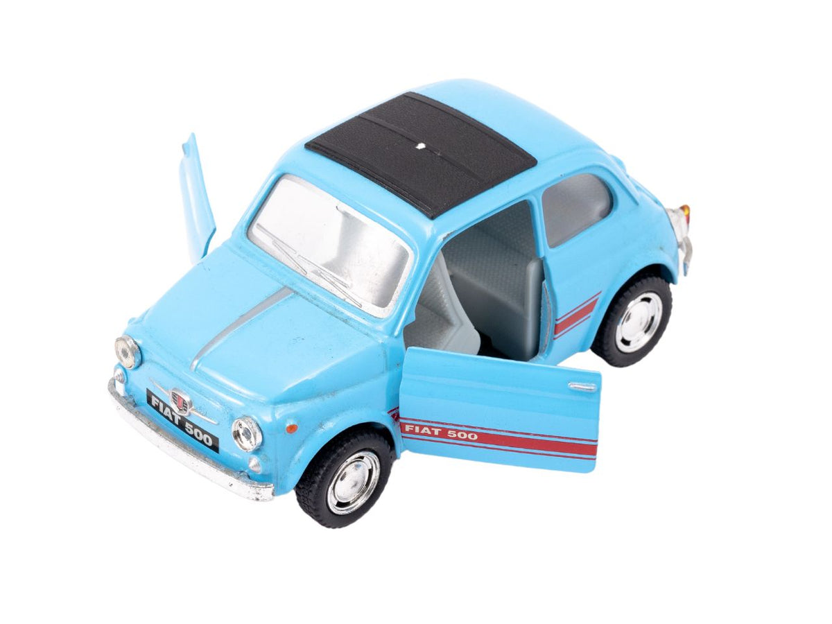 Auto fiat 500 die-cast retro carica