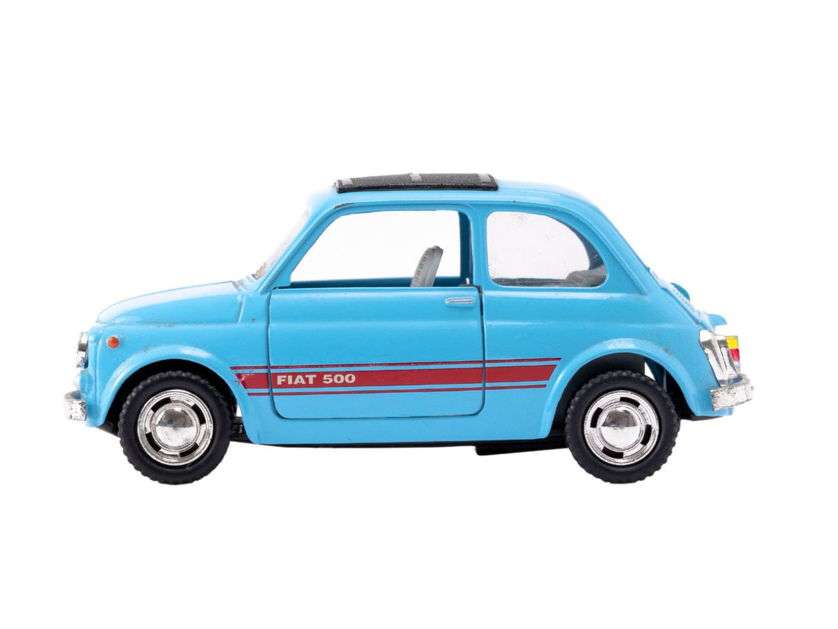 Auto fiat 500 die-cast retro carica