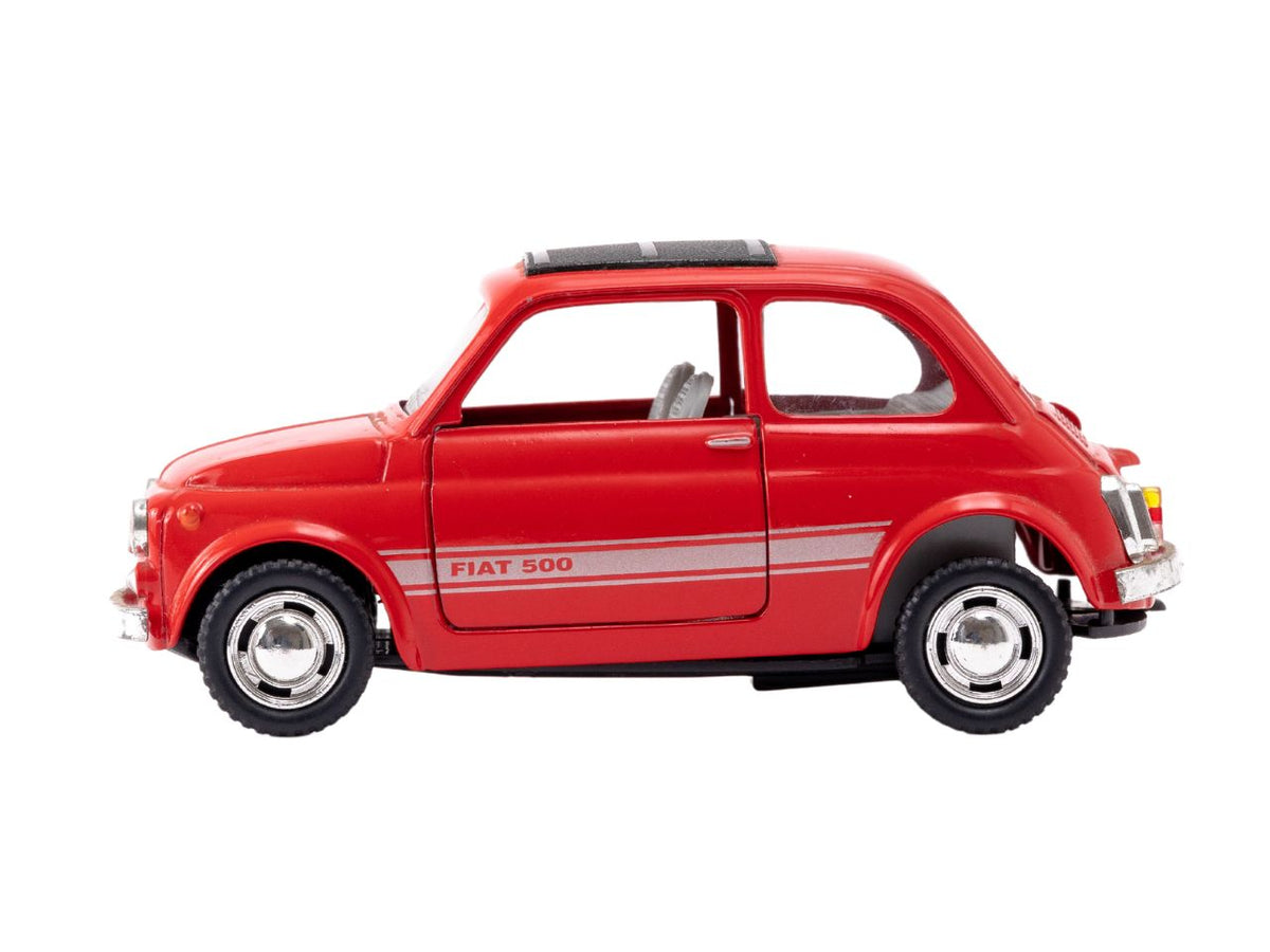Auto fiat 500 die-cast retro carica