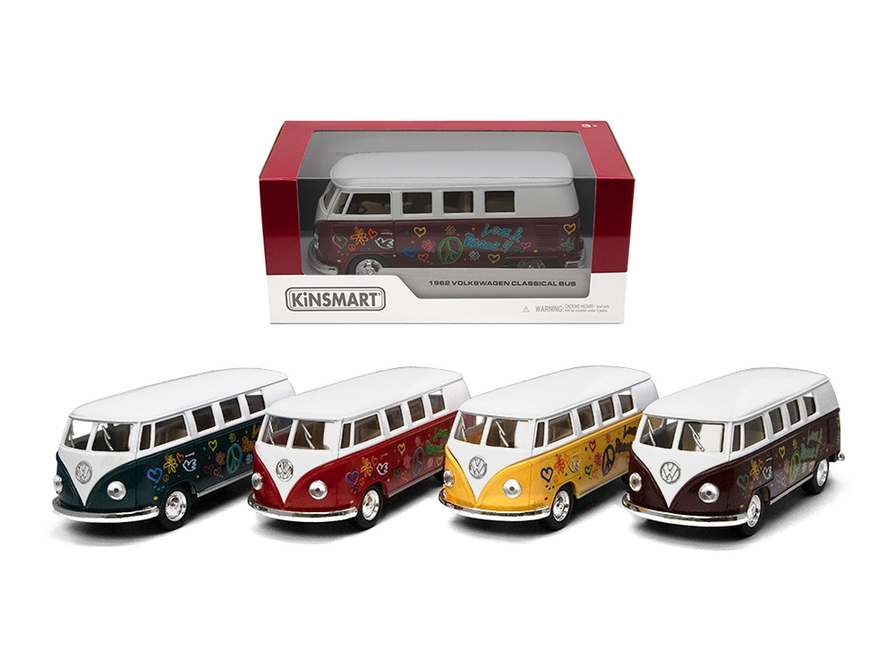 Furgoncino volkswagen classical bus del 1962 modellino