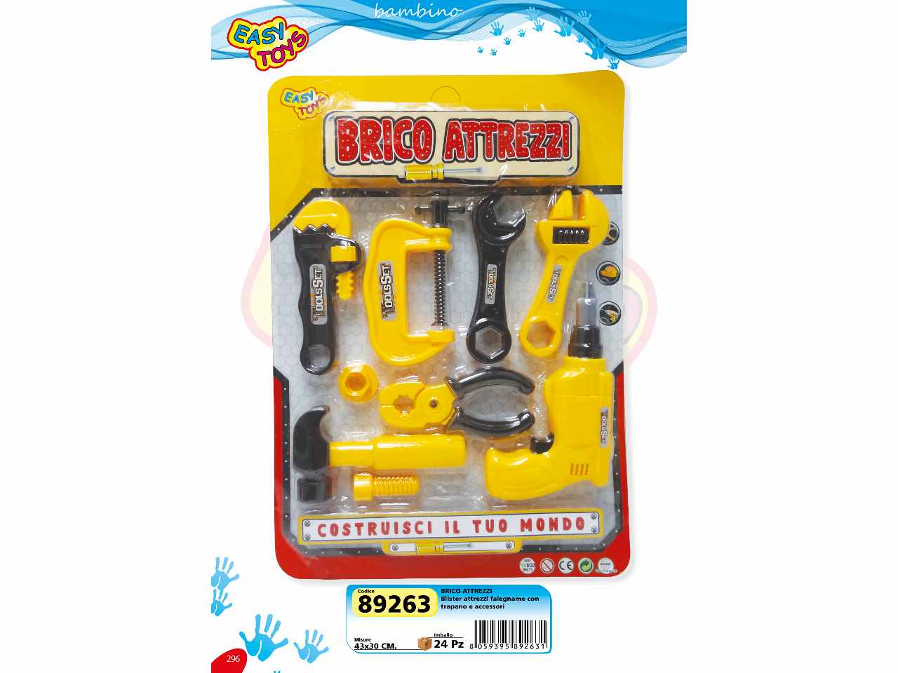 Set brico attrezzi        89263