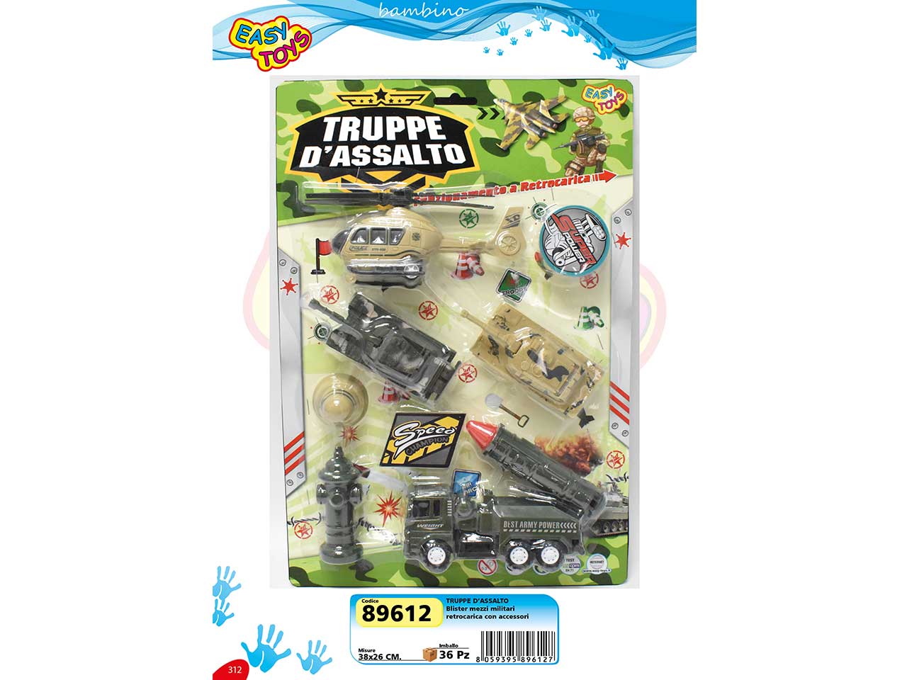 Set mezzi militari retrocarica89612