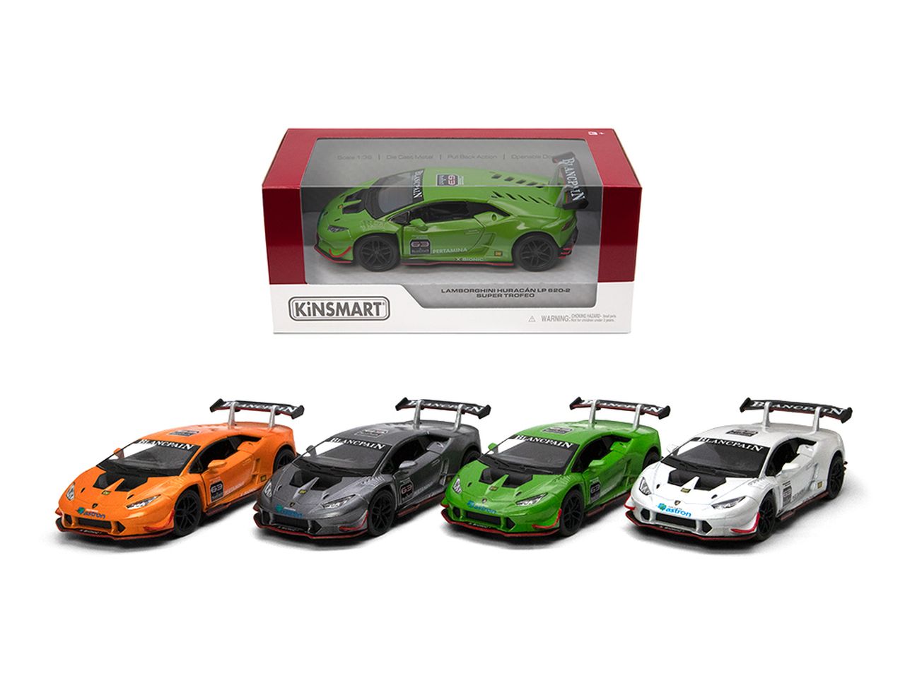 Auto lamborghini huracan lp620-2 super trofeo modellino