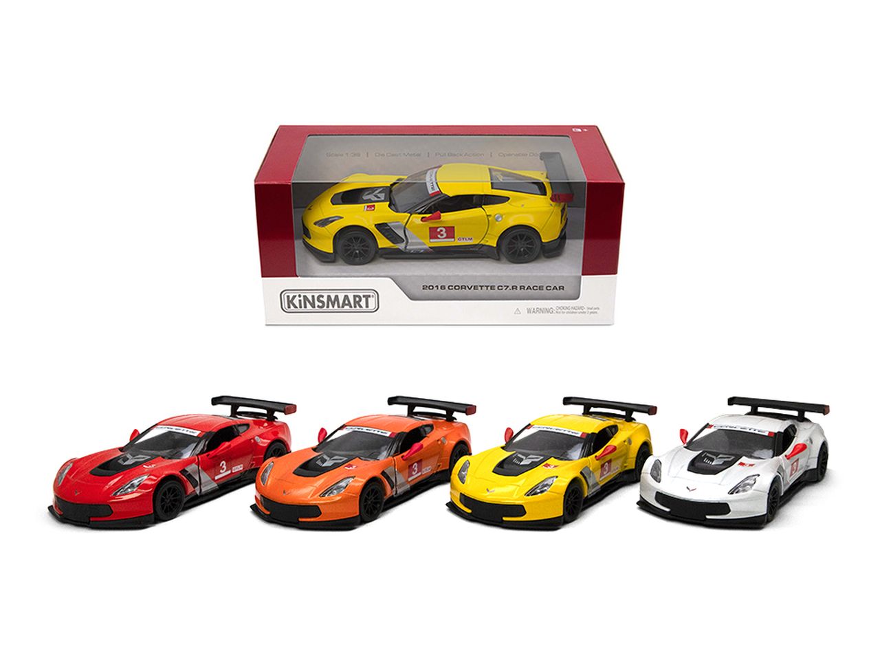 Auto in scala 1:36 2016 corvette c7.r race car