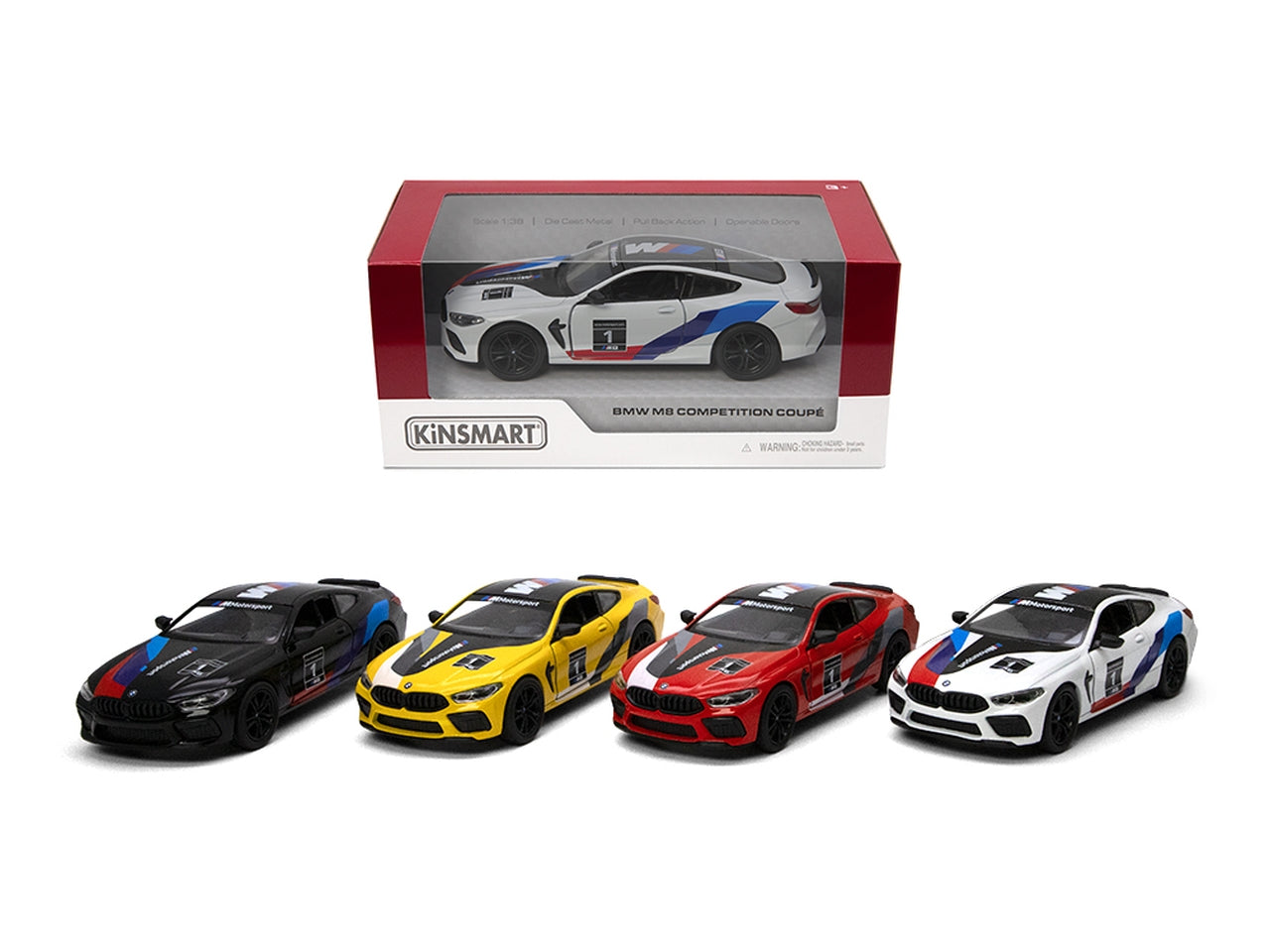 Auto in scala 1:38 bmw m8 competition coupe' livery edition