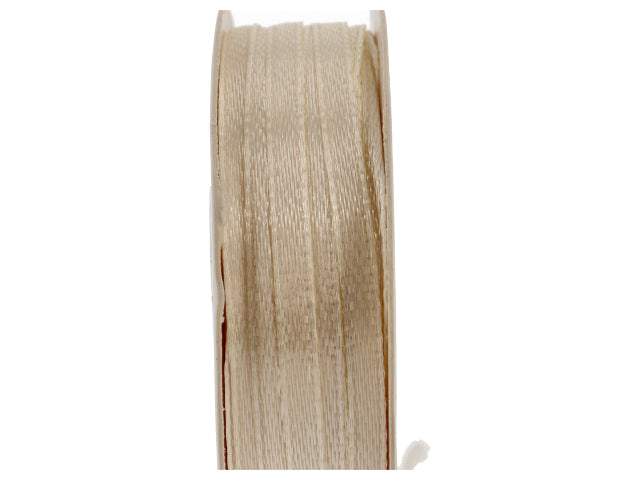 Doppio raso avorio 3mm 50mt. d0302