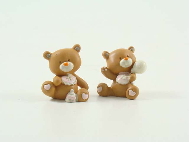 Tomo orso rosa 4cm 049257