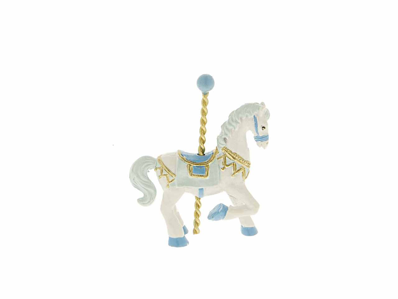 Giostra cavallino cielo 7cm 04a023