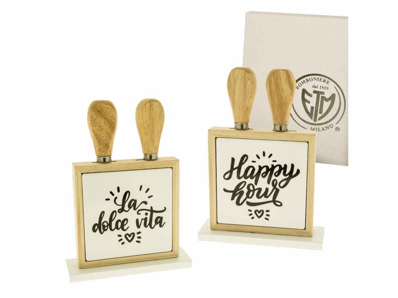 La vita set formaggio 13xh.18cm 08a006