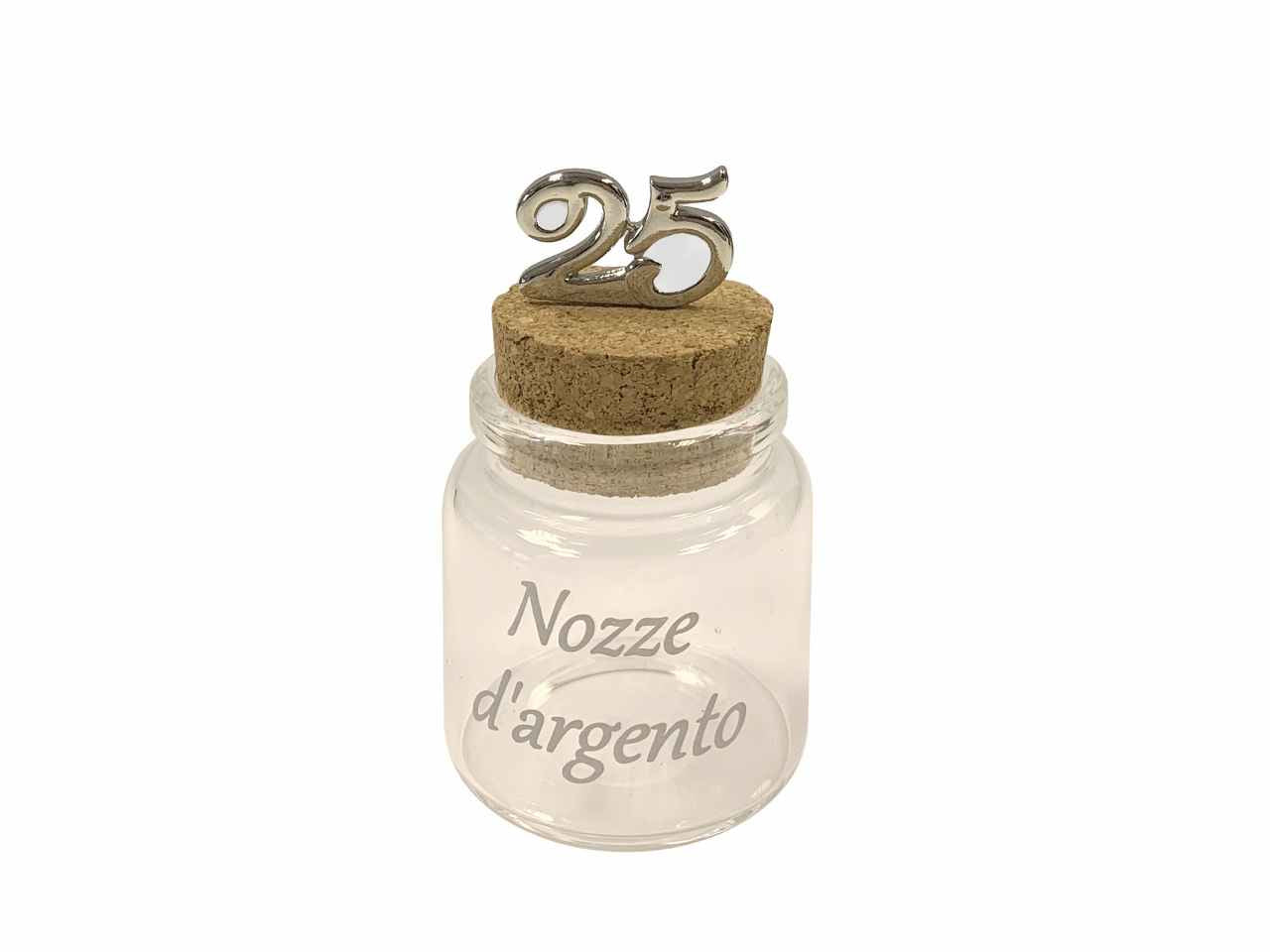 Decora barattolo 25 h.8cm 12a021
