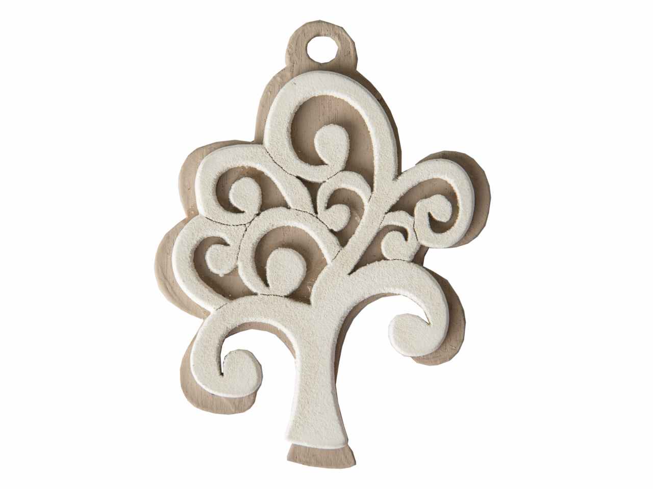L.wood albero 5.5cm 12 pezzi bianco ca113