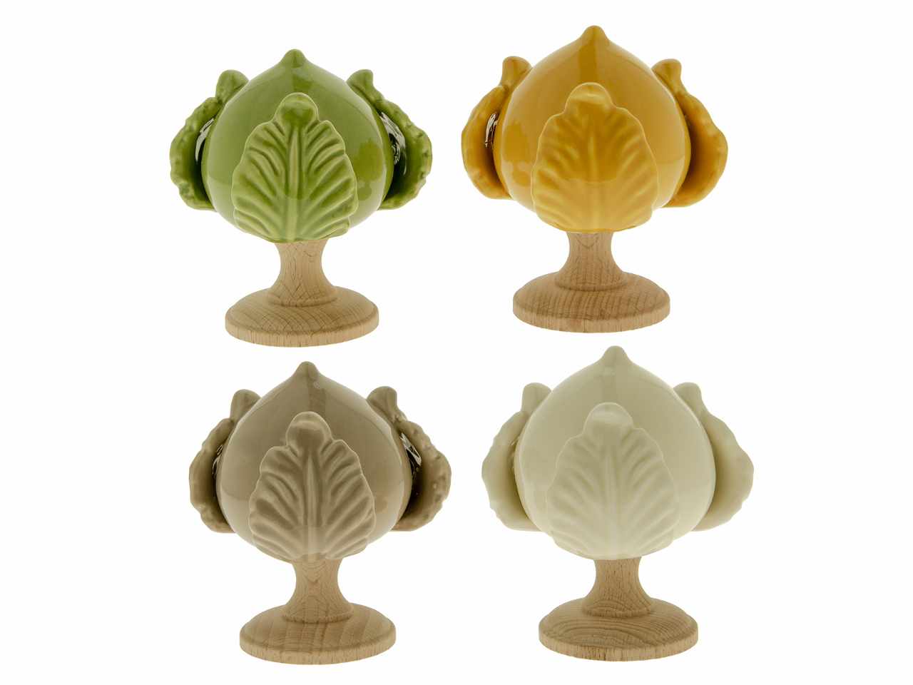 Pumo in legno 4 assortimenti h9cm