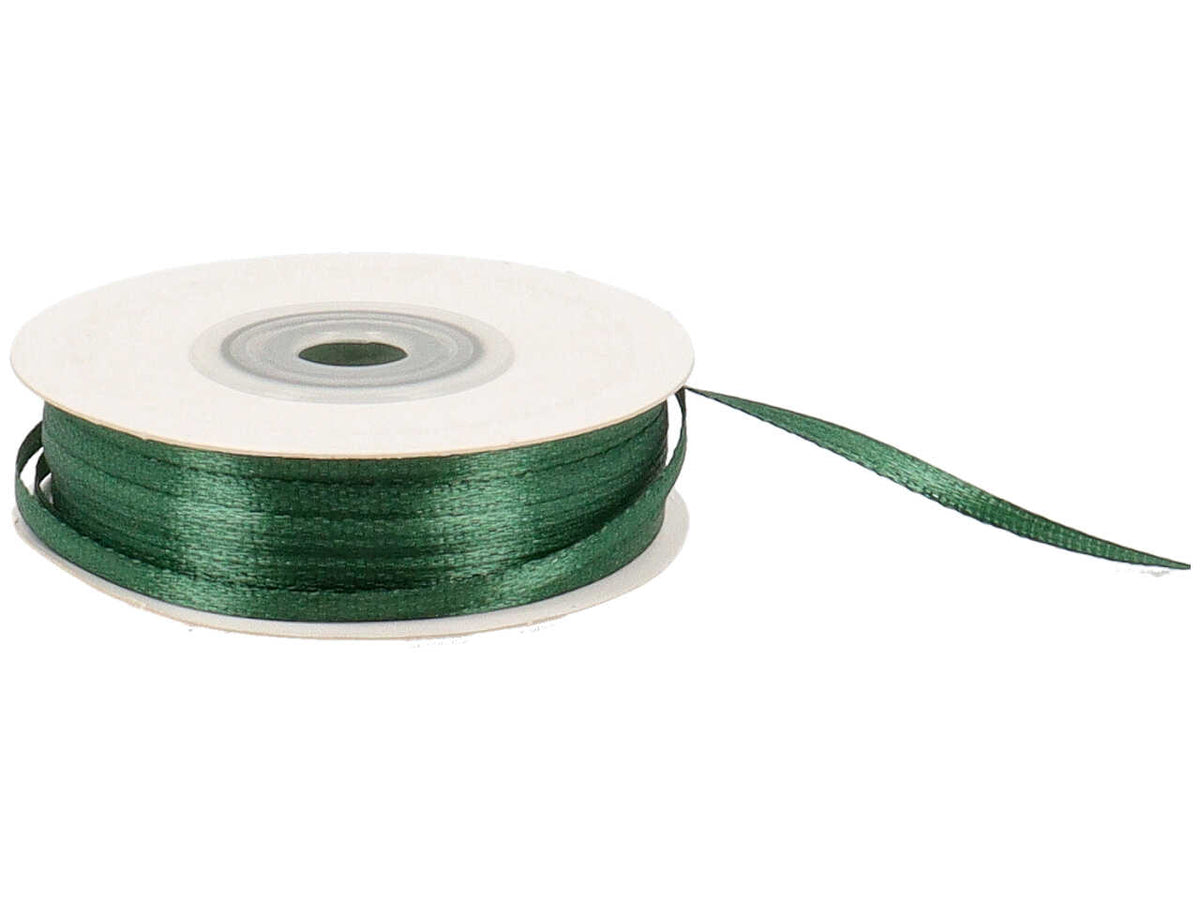NASTRO DOPPIO RASO VERDE SMERALDO 3MMX50MT