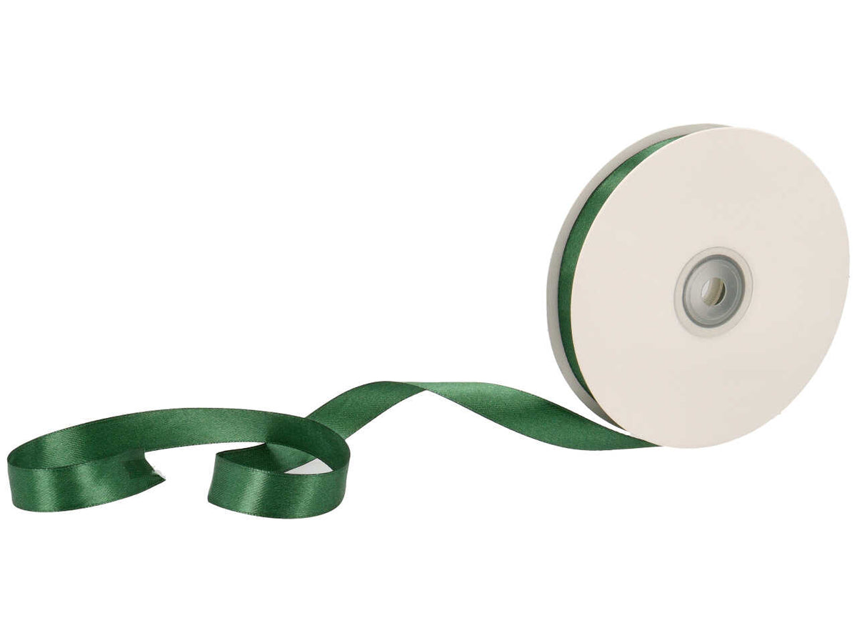 Nastro doppio raso verde smeraldo 15mmx50mt
