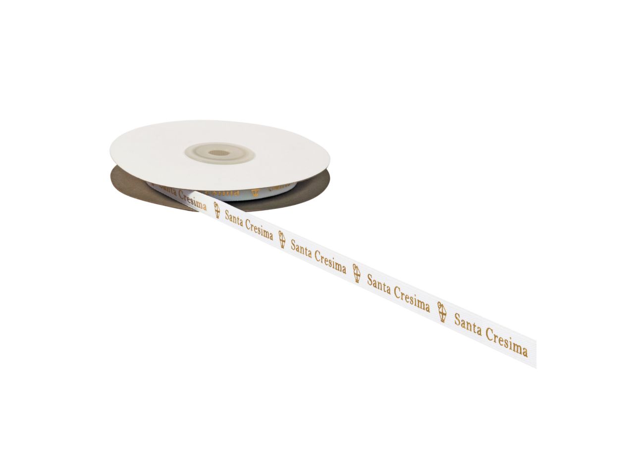 Nastro cresima bianco 10mmx25mt