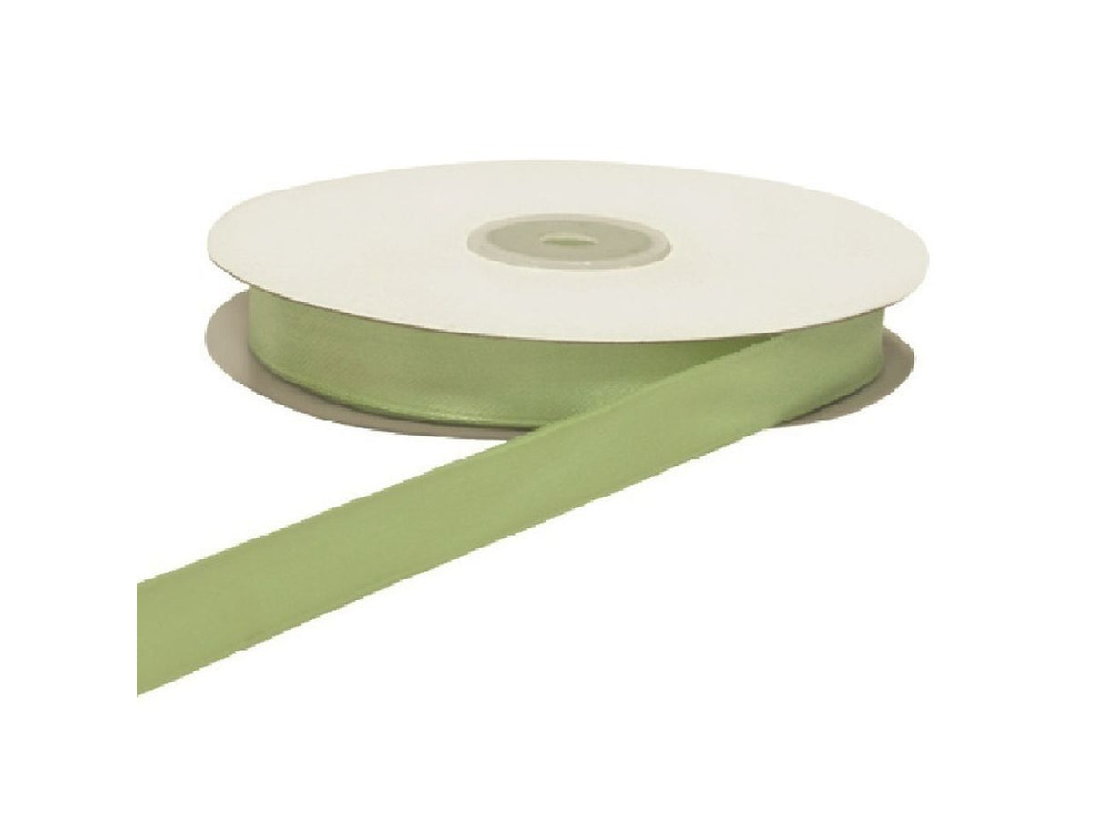 Nastro doppio raso colore verde chiaro misura 25mmx50mt