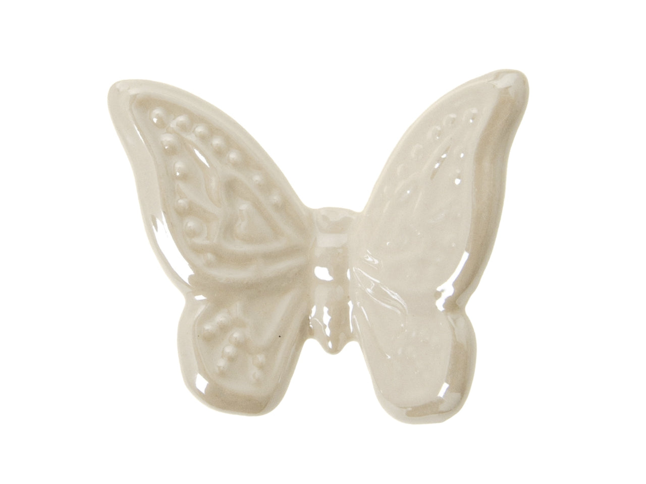 Farfallina magnete misura 6cm colore bianco