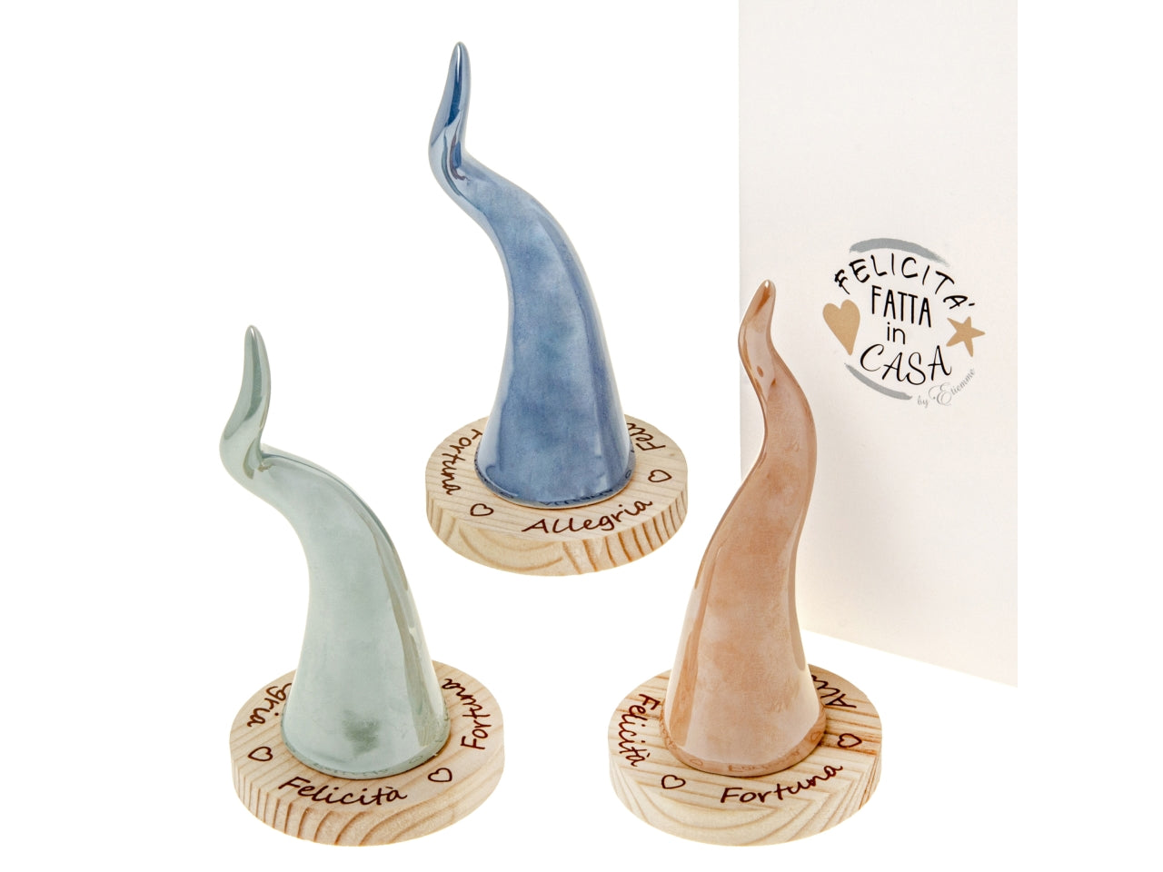 Cornetto con base misura h.11,5cm in 3 assortimenti