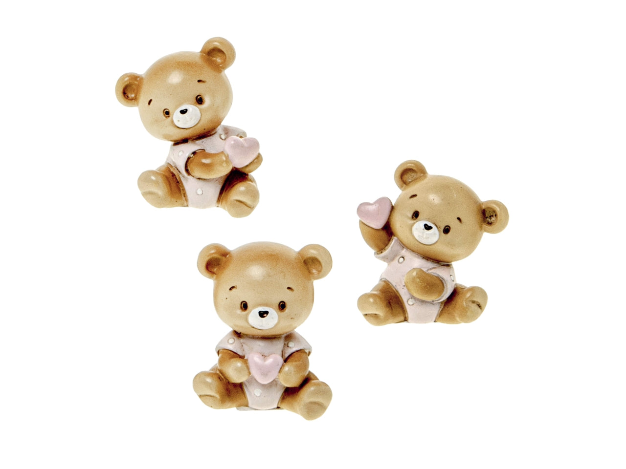 Buby figurina rosa misura h.4cm in 3 assortimenti