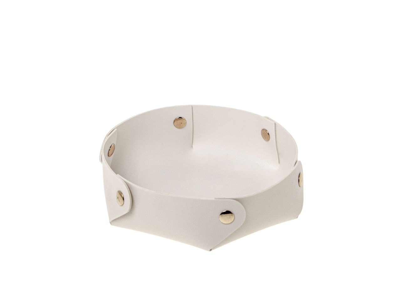 Raffinato tondo misura d.18cm colore bianco
