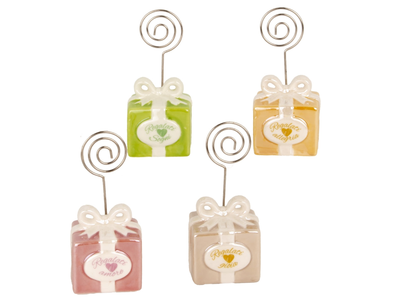 Gift memoclip 4,5xh.10cm 4 assortimenti