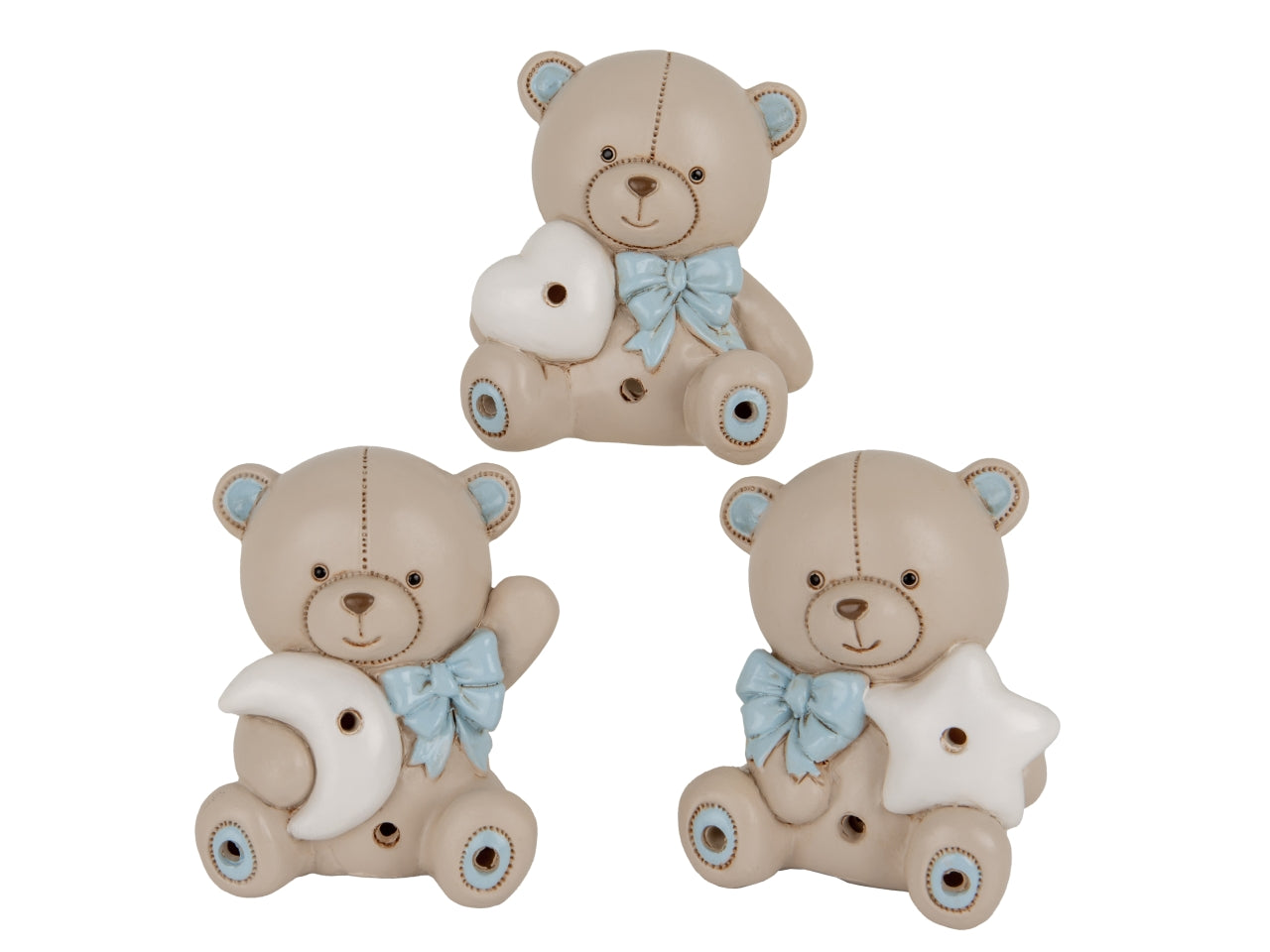 Teo orso led cielo h.8cm 3 assortimenti