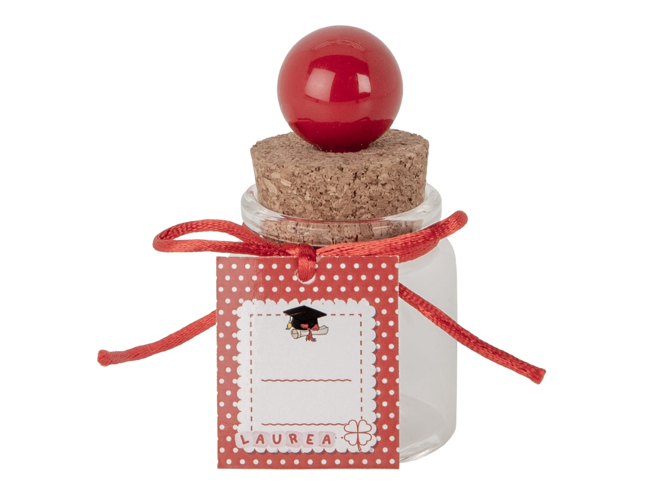 Ball barattolo h.8cm laurea