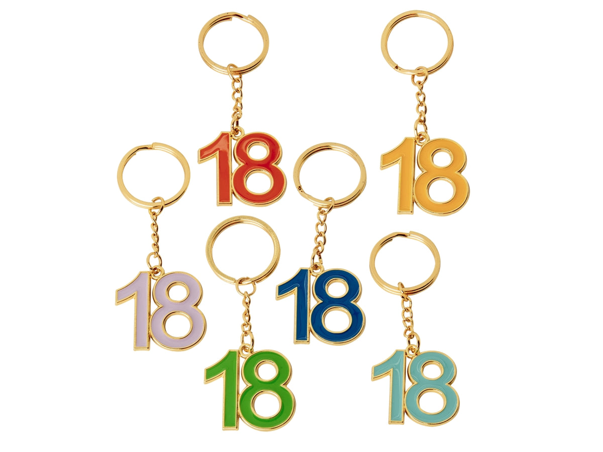 Zama portachiave 18esimo 3,5cm 6 assortimenti
