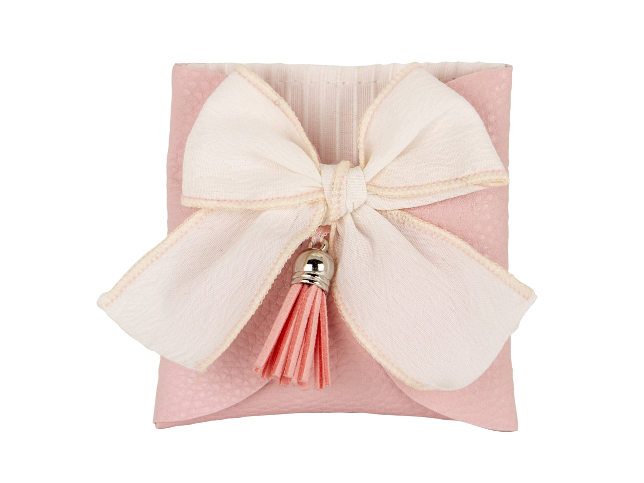 Busta fiocco rosa 9cm