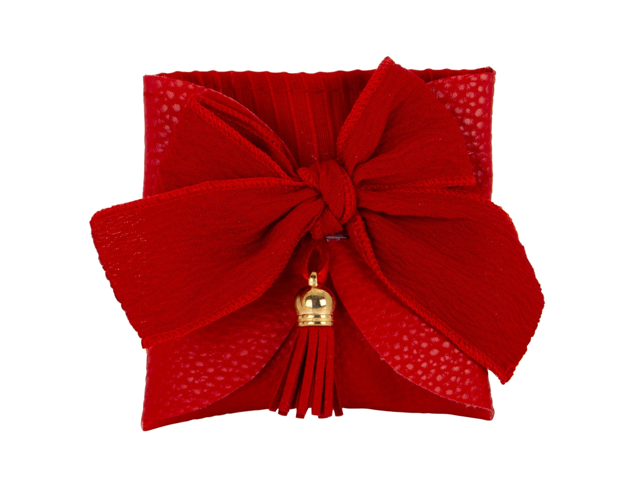 Busta fiocco rosso 9cm