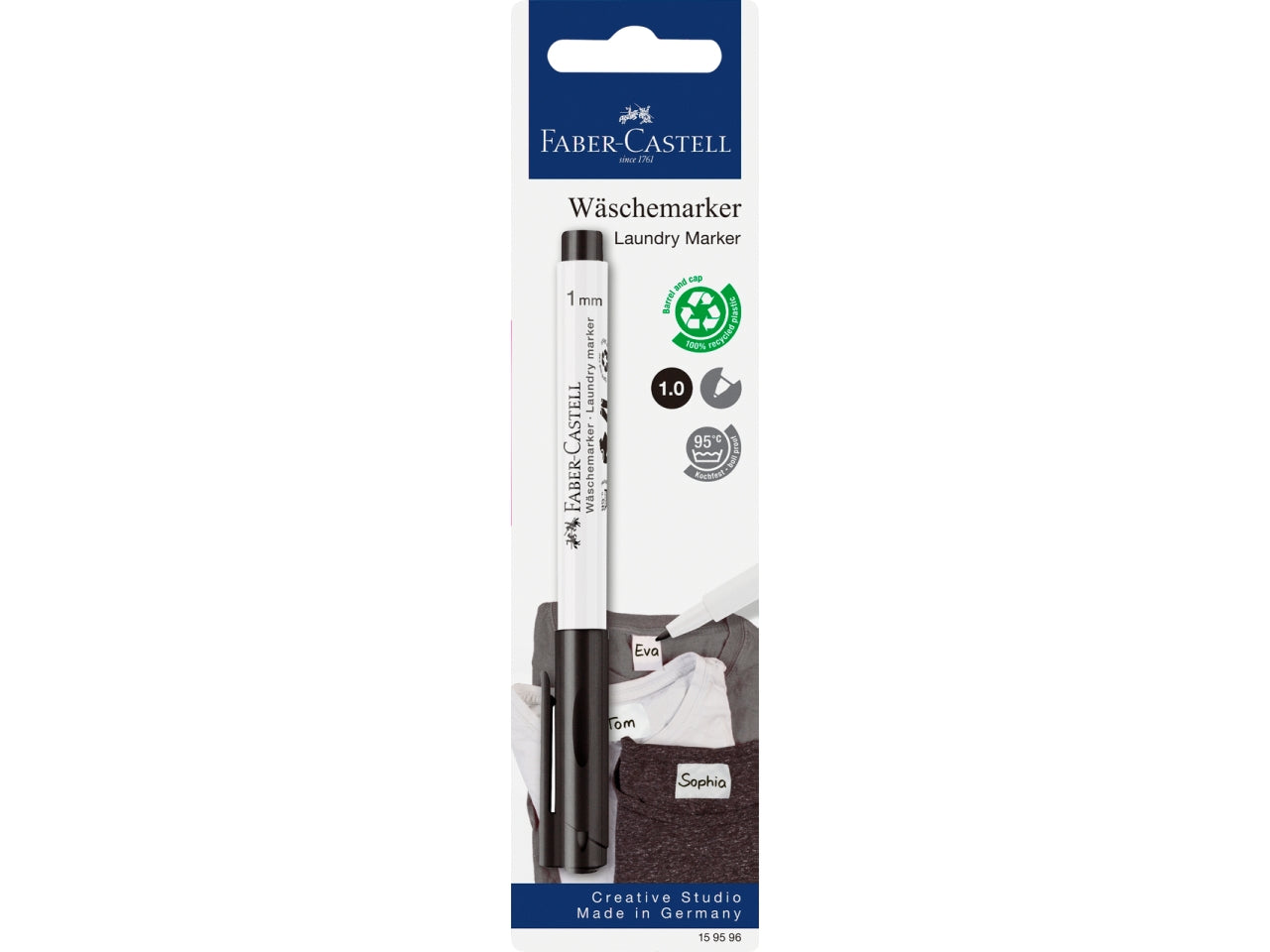 Marcatore nero tratto 1mm