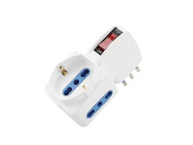 Adattatore 10a triplo 8117/f