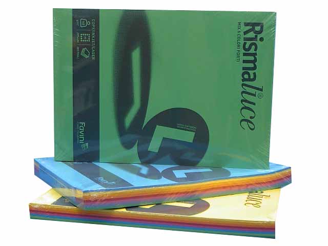Risma fogli A3 Favini in colore assortiti 297x420mm 140gr