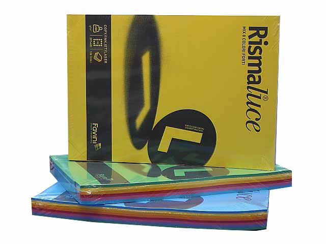 Risma fogli A3 Favini in colore assortiti 297x420mm 200gr