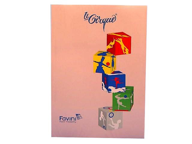 Risma fogli A4 Favini in colore rosa 210x297mm 80gr