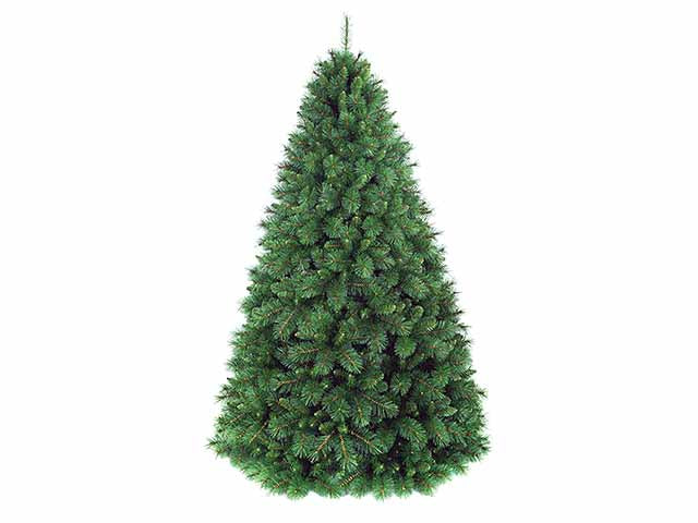 Albero di natale green peak pine 240cm d.168cm 2067 punte
