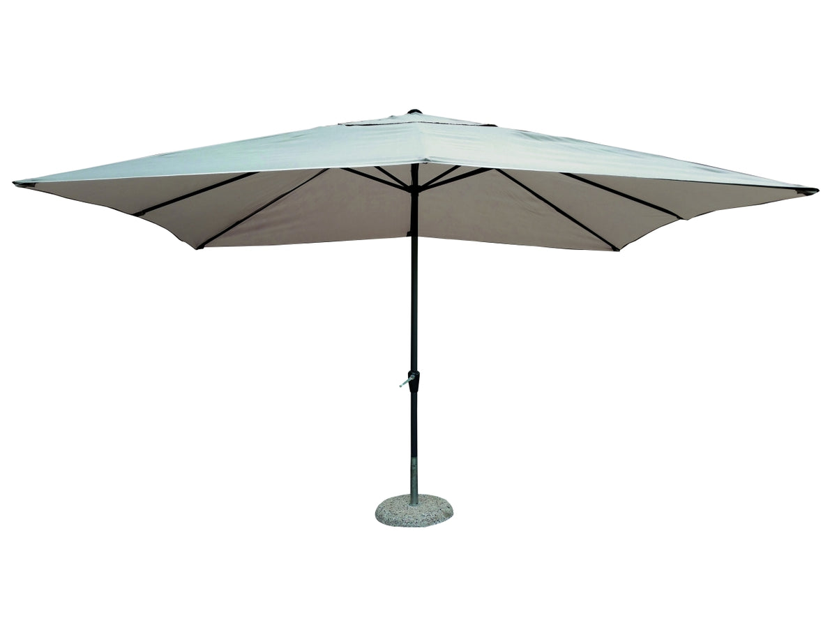 Ombrellone poly alluminio 3x4mt/48mm ecru