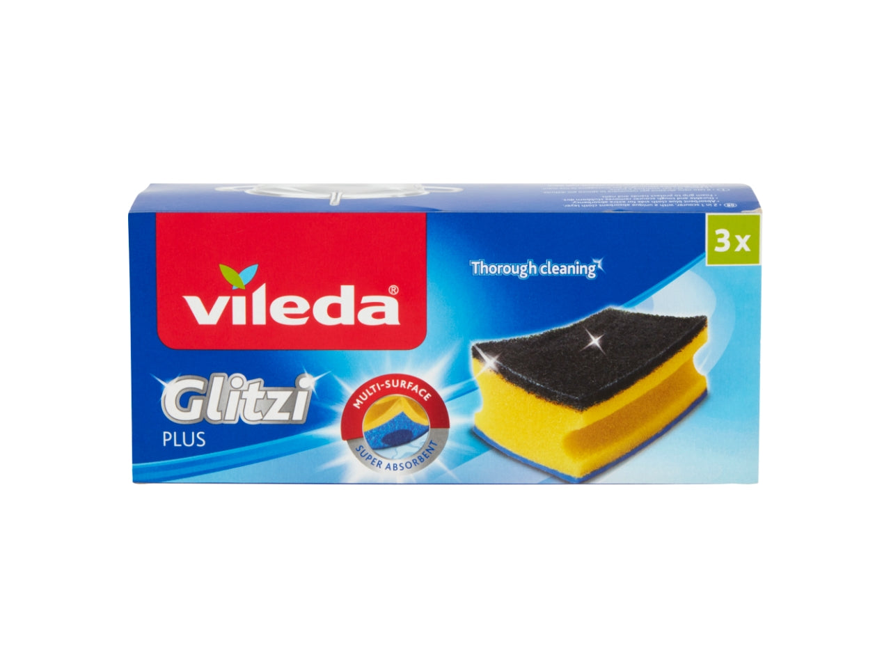 Vileda glitzi fibra nera 3 pezzi 10114500