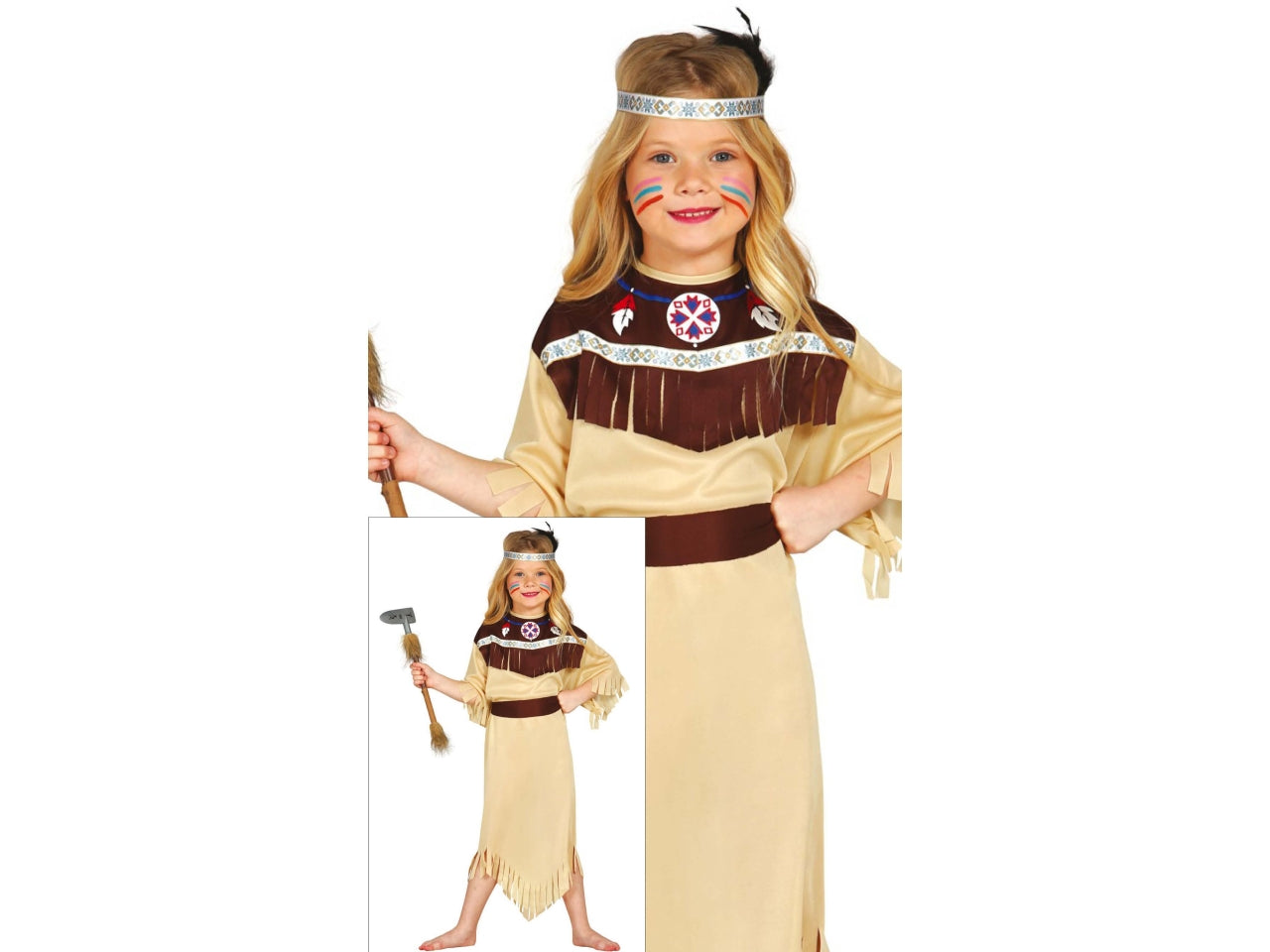 Costume indiana cherokee 10-12 anni