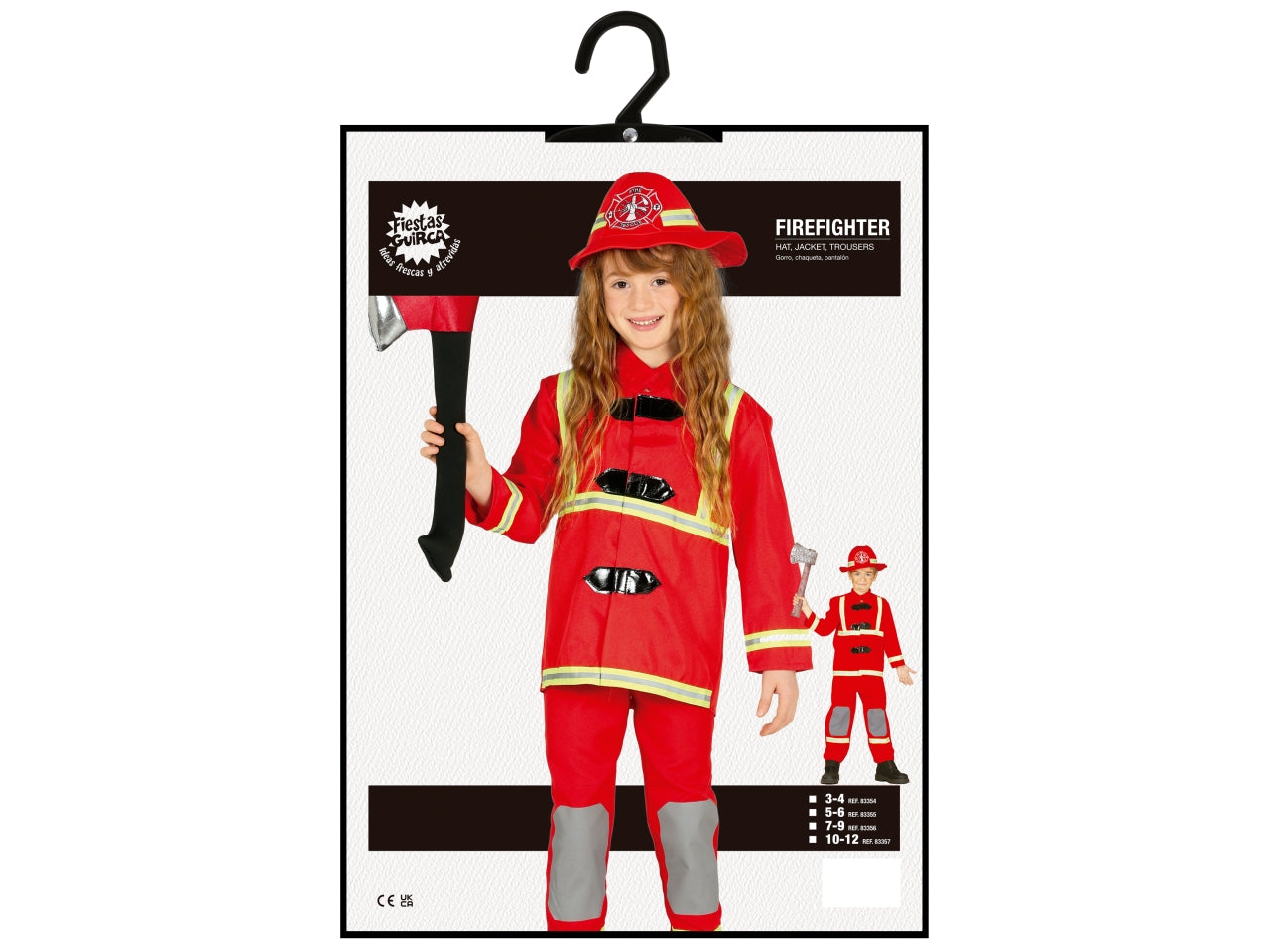 Costume pompiere 5-6 anni